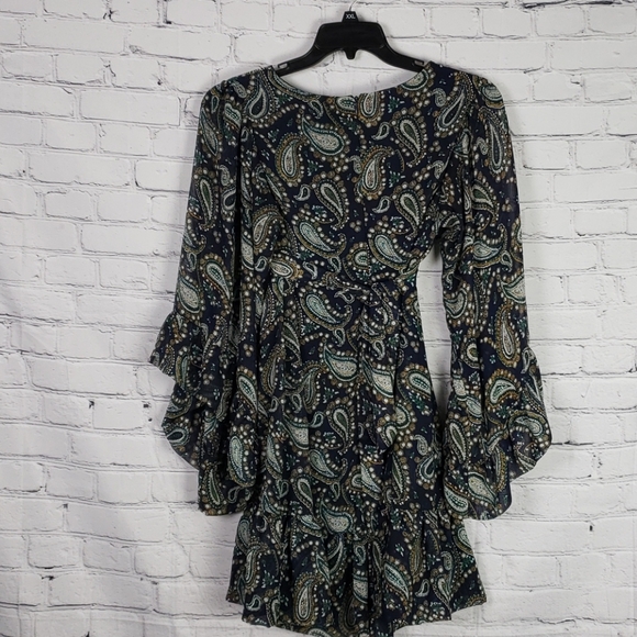 Betsey Johnson Bambi ruffle paisley dress - Picture 5 of 7